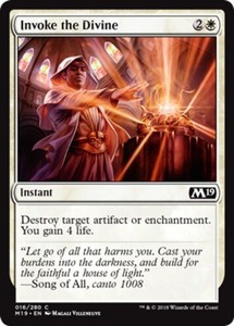 Invoke the Divine x4 - Magic 2019 - NM-Mint, English - Magic 2019