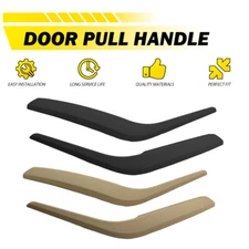 2/4X Left+RH Inner Door Handle Pull Panel Trim Beige Black for BMW X1 E84 09-16