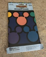 Mickey Friends Decorative Pre-Pasted Washable Border -5 Yards x 6.3"