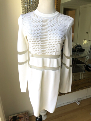 Alexander Wang x H&M knit white long sweater size Xs - Picture 1 of 4