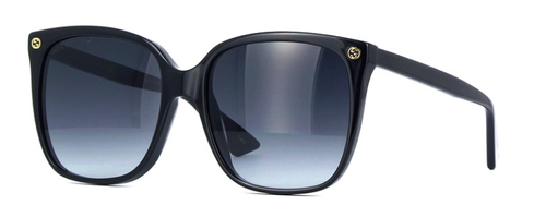 Gucci Grey Gradient Cat Eye Ladies Sunglasses GG0022S 001 57 889652048123 -  Sunglasses - Jomashop