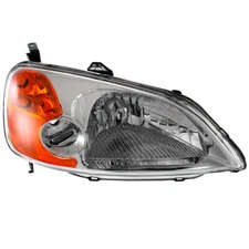 RIGHT HEADLIGHT FITS HONDA CIVIC DX SEDAN 1.7L 2001 2002 2003 BY 33101-S5A-A01