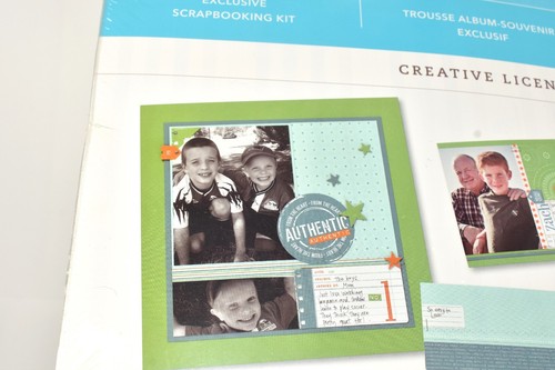 KIT SIMPLY SCRAPPIN " LICENZA CREATIVA " PROGETTATO PER SCRAPBOOKING 12 X 12 - Foto 14 di 14
