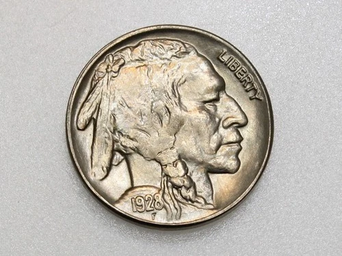 1928-P 5C BUFFALO NICKEL FIVE CENT PIECE GEM BU