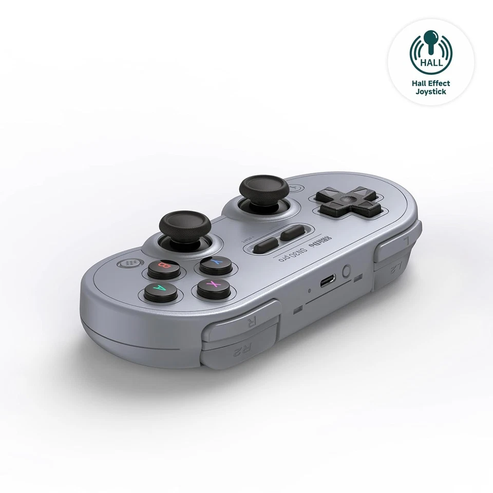 8BitDo SN30 Pro Bluetooth GamePad - Hall edition/ Gray, Apple - Image 3 of 4