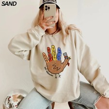 Retro Thanksgiving Sweatshirt Fall Autumn Shirt Thankful Grateful Blessed Top