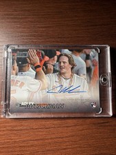 2023 Topps Stadium Club Adley Rutschman RC Black Auto #01/25 Bookend Orioles