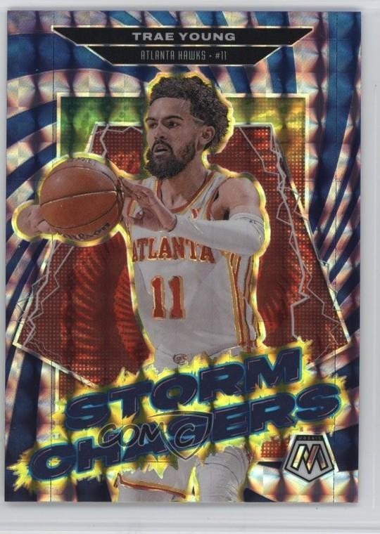 2024-25 Panini Mosaic Storm Chasers Trae Young #2 1i7s
