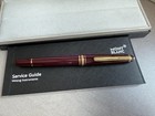 Montblanc Gold Finish Meisterstuck Classique Luxury Red Rollerball Pen 163R — photo 1