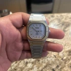 Vintage Seiko Sports 100 Mens Watch 2 Tone For Parts