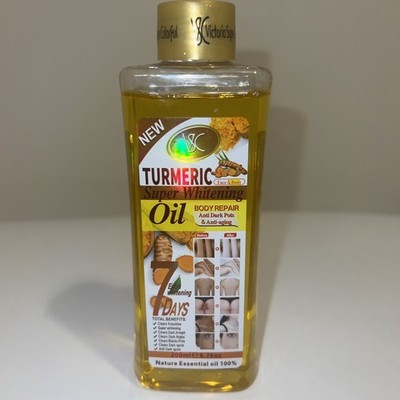 Turmeric Super Whitening Face And  Body Oil   Dark Spot Corrector For Skin
