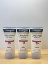 3Pk -5oz  Neutrogena Ultra Sheer Dry Touch Sunscreen Lotion SPF 30 - VALUE SIZE