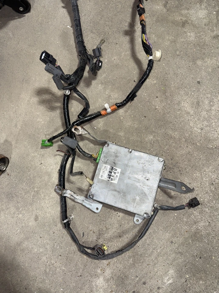 Computadora ECU 1999 2000 JDM Mazda Miata MX5 motor BP 1,8 L BP5A 18 y arnés de cables Foto 2 de 4