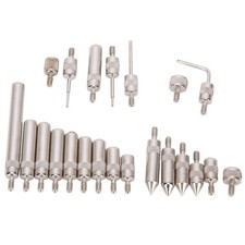 22Pcs Pointed Tip Dial Gauge Indicator Replacement Measuring Point Tip Set With