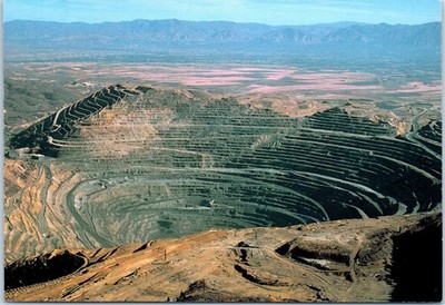 Bingham Copper Mine in Bingham, Utah Postcard