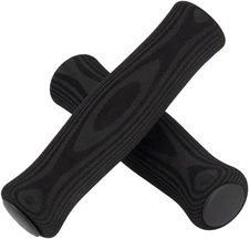 Velo Handlez F Black Rubber & Foam Grips - Ergonomic, Lightweight Cycling