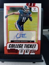 2021 Panini Contenders Draft Picks - Charles Snowden Autograph College Ticket 