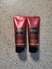 2 Bath & Body Mens Collection Bourbon Ultimate Hydration Body Cream Lotion 8 Oz