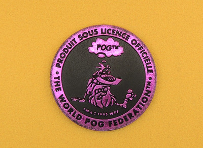 POG Kini Slammers - N°20 POGMAN VIOLET - FR Avimage Pogs Official Caps