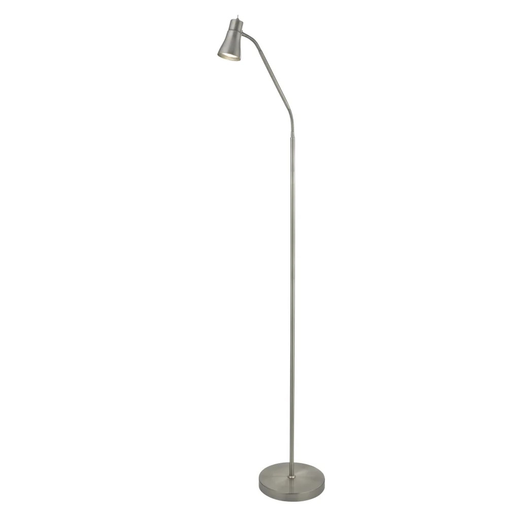 Floor Light Silver Jolly Satin Searchlight 1007SS