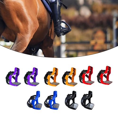 étriers Selle Cheval Antidérapants Étriers D'équitation Hffheer - Lot De 2 En Plastique Haute Résistance Antidérapant Etriers Plastique Selle