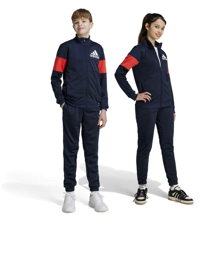  Tuta Intera Completa Bambini Unisex Adidas BTS Blu poliestere 