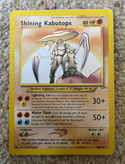 Shining Kabutops #108 (Neo Destiny (2002))