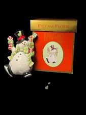 Fitz And Floyd Holidays With Howard 2014 Howard Bakes Cupcakes Figurine 29-973