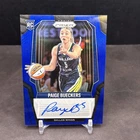 Paige Bueckers 2025 Panini Prizm WNBA Rookie Signatures Blue SP 36/75 Wings BG3