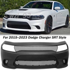 Fits 15-23 Charger 4DR 15 SRT Hellcat Front Bumper Conversion kit w/ Mesh Grill