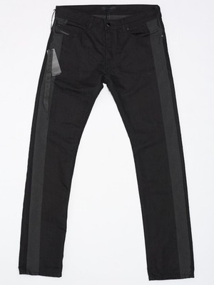 Diesel Black Gold Excess Selvedge Pants Denim Strip New