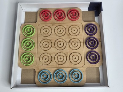 --Otrio-- Wooden Strategy-Based Interactive Award-Winning Family Board Game STEM