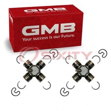 2 pc GMB Front Shaft All Universal Joints for 1971-1973 International 1110 su