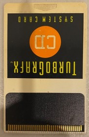 1992 NEC TURBOGRAFX-16 CD SYSTEM CARD "SUPER SYSTEM CARD" HU-CARD NTSC TESTED