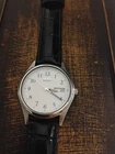 Seiko Watch Men 37mm White Dial Silver Tone Day date 7n43-9041 New Battery