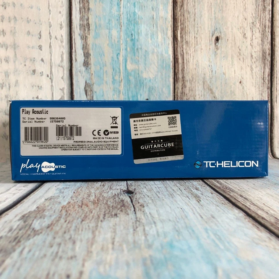 TC Helicon VoiceLive Play Acoustic Vocal Effect Pedal Electric Acoustic multi - Image 3 of 4