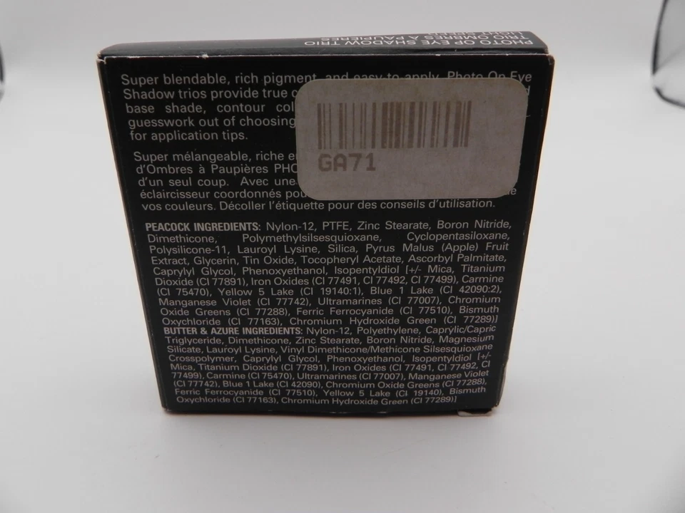 SMASHBOX PHOTO OP EYE SHADOW TRIO ( BUTTER/ PEACOCK/ AZURE ) NIB - Image 2 of 4