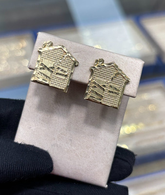 Ohrringe 10 Karat massiv Gold Trap House