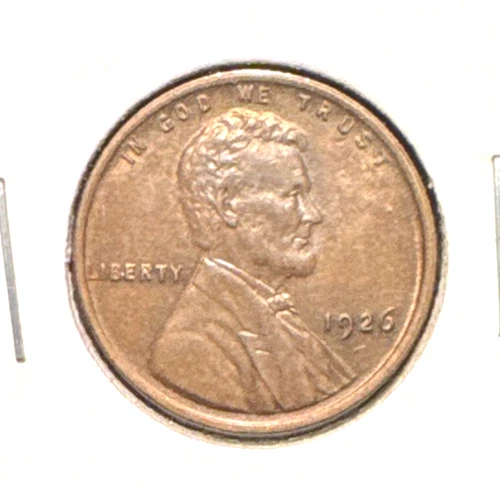 1926 lincoln cent wheat penny AU some red