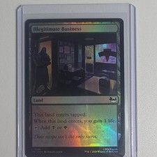 Magic: The Gathering Illegitimate Business Land Card Holo TMT 0186 2026 Wizards