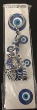 Evil Eye Keychain Greece Owl Key Chain Lucky Blue Crystal Greece Keychain New