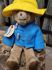 Vintage Paddington Bear Stuffed Plush Teddy From Darkest Peru Eden Toys 14"