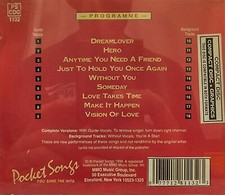 1132 MARIAH CAREY   POCKET SONGS KARAOKE CDG DISC