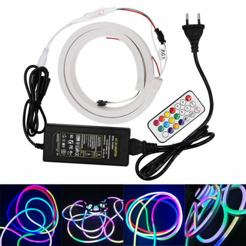 USB LED Lichtleiste 5m RGB – 5050 LEDs, Mit Fernbedienung, Für TV-Hintergrundbeleuchtung & Deko
