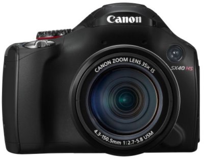Canon PowerShot Sx40 HS Black Digital Camera 12.1 M/p for sale