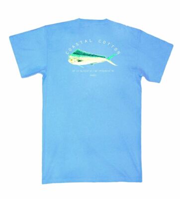 Coastal Cotton Bekleidung Mahi Koordinaten Kurzärmelig Taschen T-Shirt