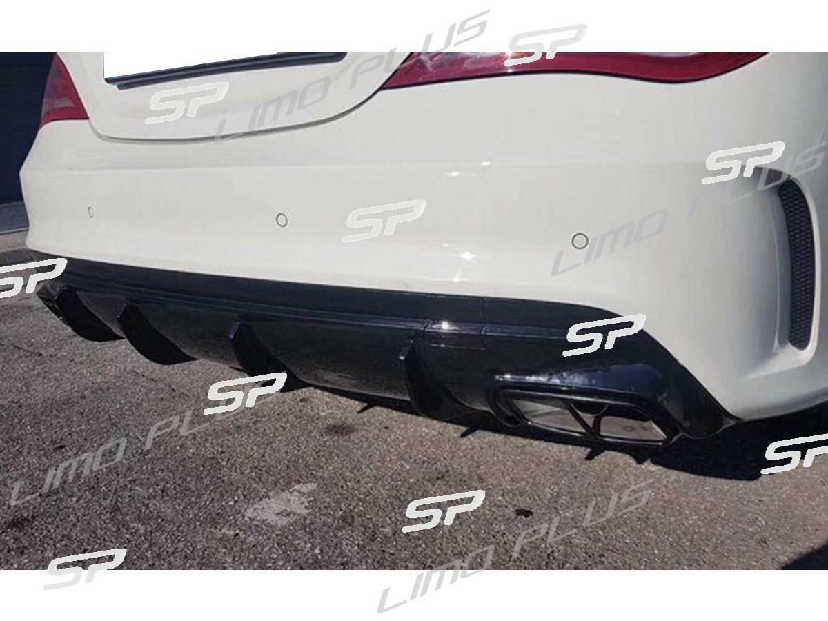 Schwarze Auspuffblenden Für Mercedes AMG - Sportliches Upgrade Im A45s Design