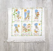 Vintage Holly Hobbie Bath Towel 22.5"x39.5" American Greetings Made in USA