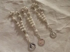 lot of 3 old rosary CHILD JESUS OF PRAGUE