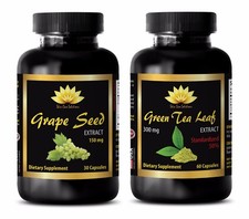 Antiaging eye - GRAPE SEED EXTRACT - GREEN TEA EXTRACT COMBO - green tea loose